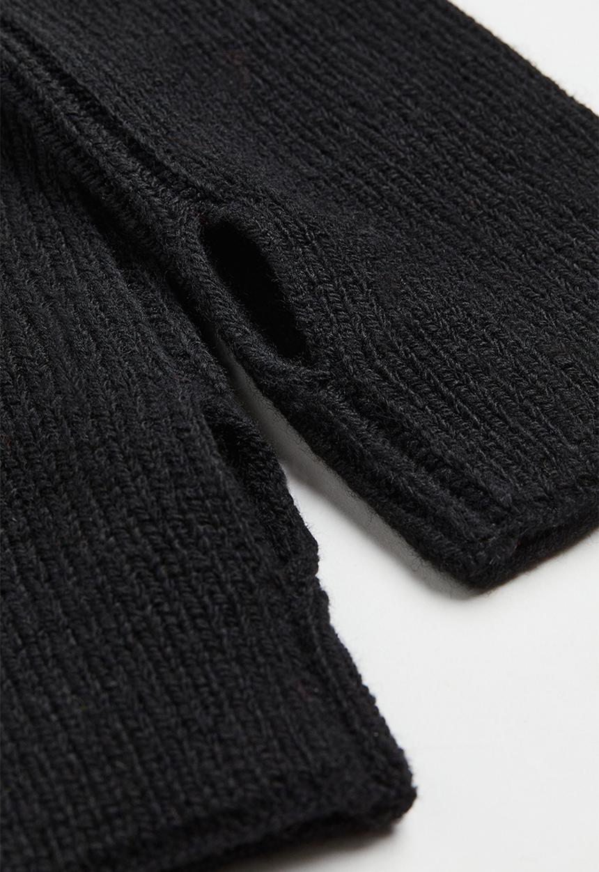 H&M - Fingerless gloves - black