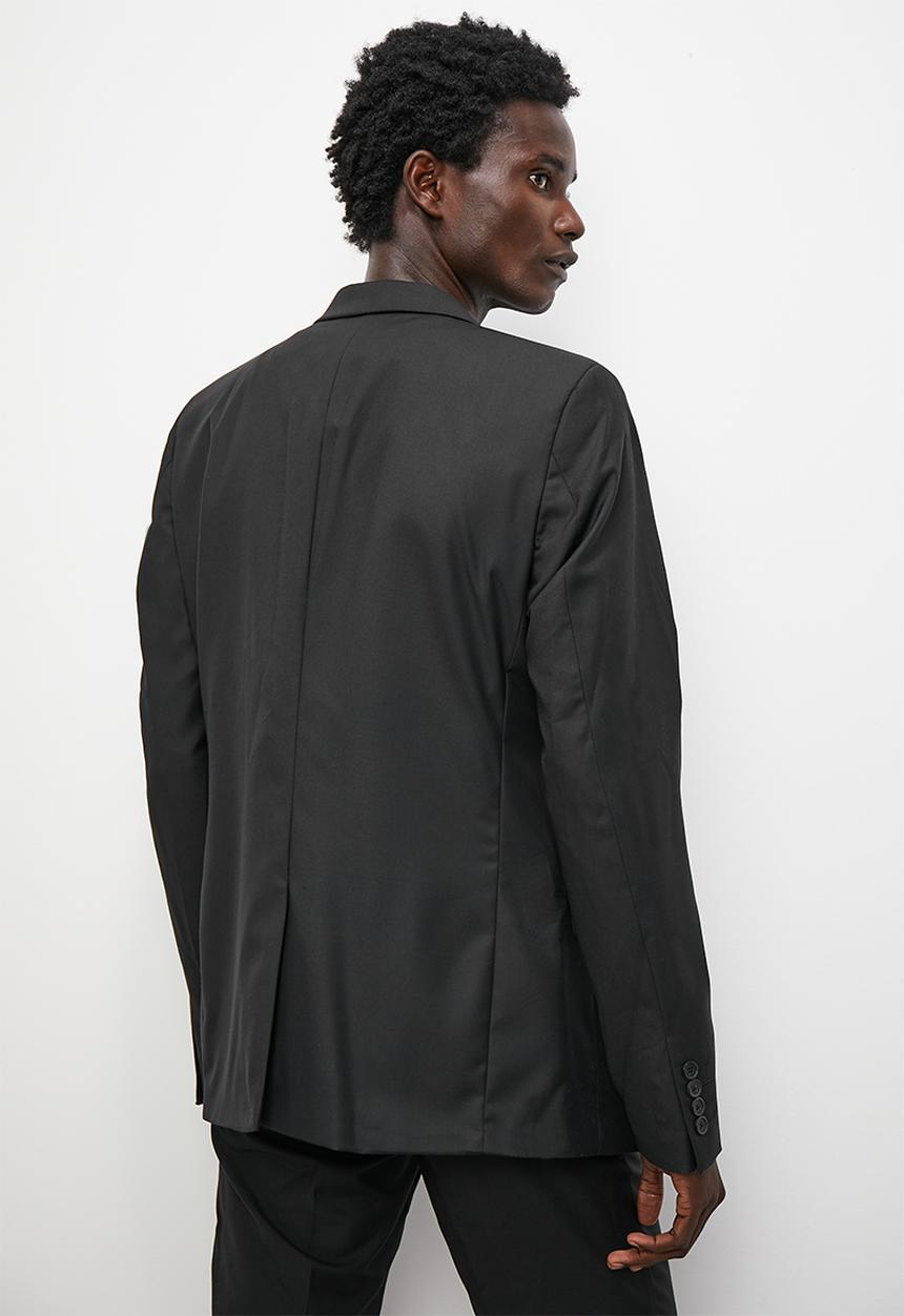 Superbalist - Soho slim fit 2-button single vent blazer - black