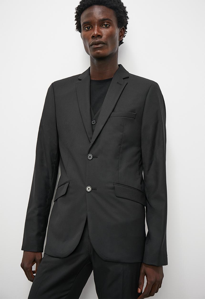 Superbalist - Soho slim fit 2-button single vent blazer - black
