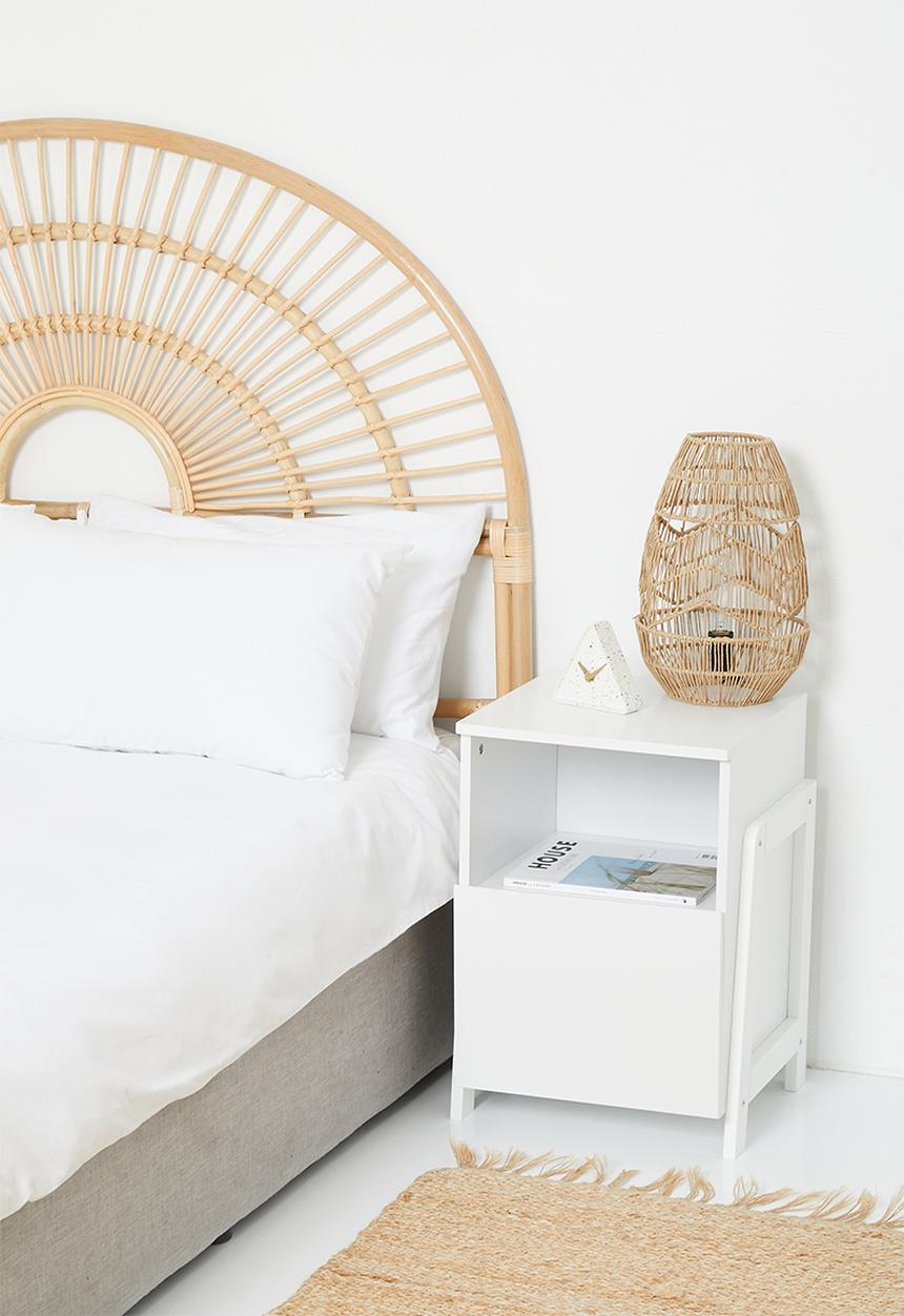 Sixth Floor - Ellie bedside table - white