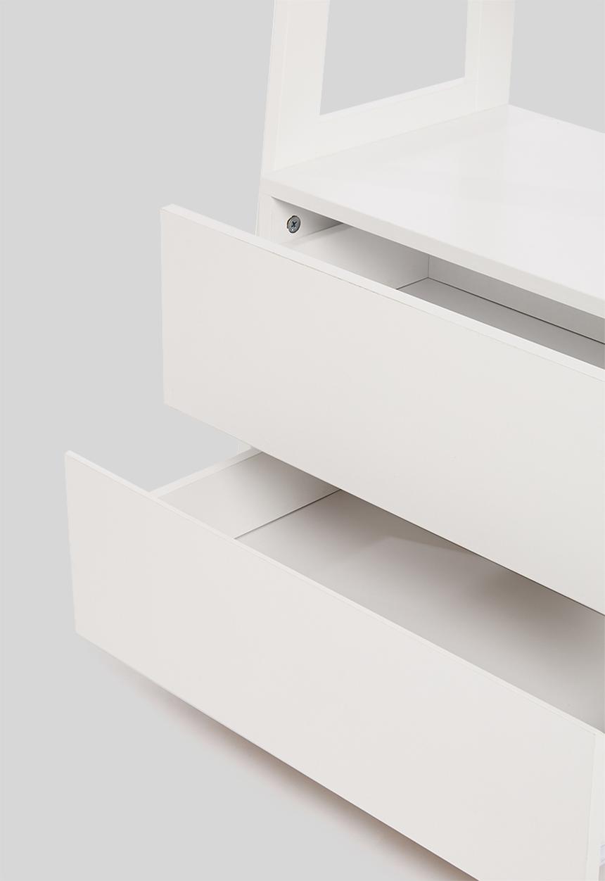 Sixth Floor - Ellie 2 drawer shelves - white