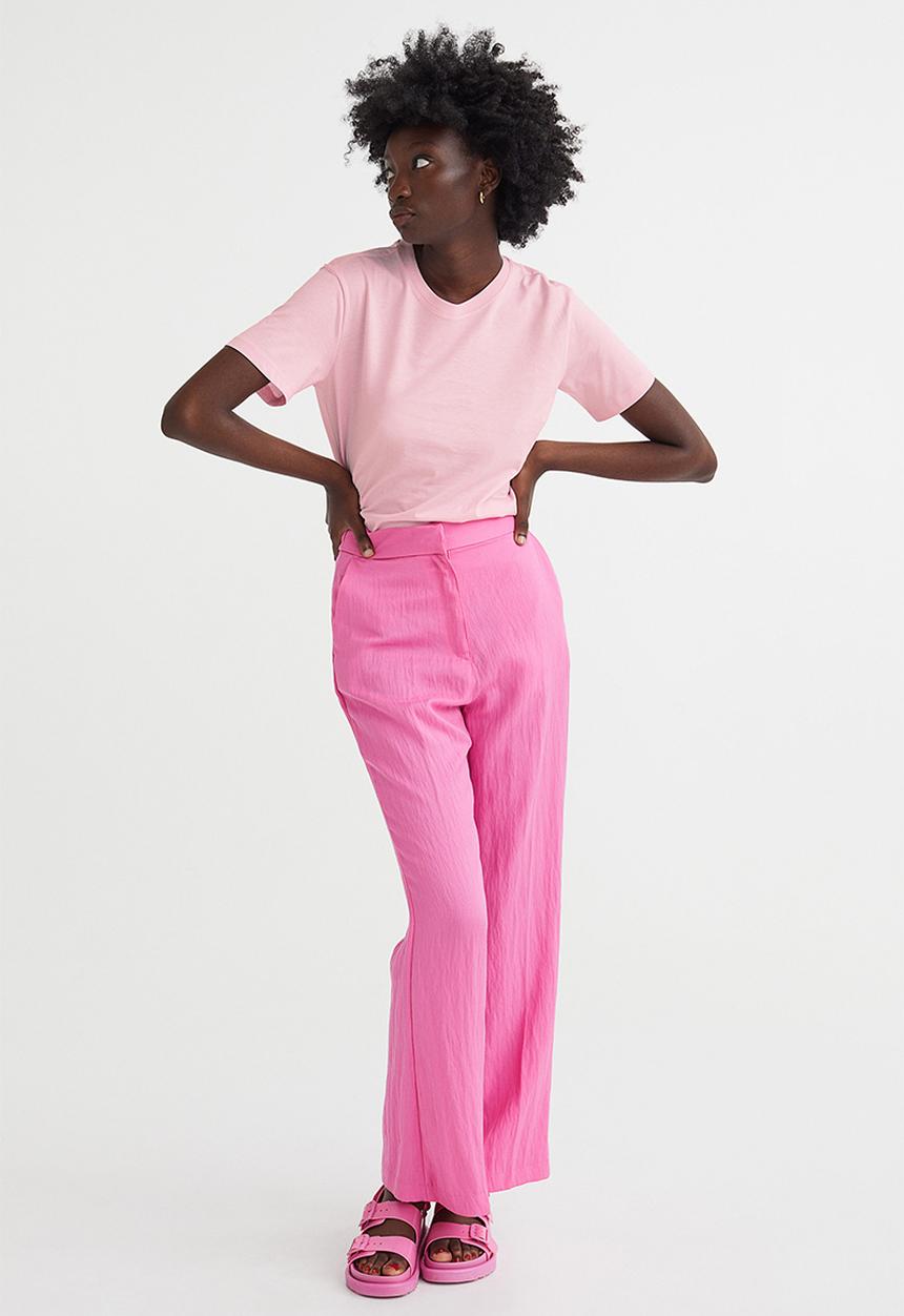 H&M - Cotton T-shirt - pink
