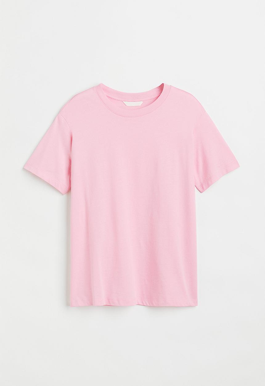 H&M - Cotton T-shirt - pink