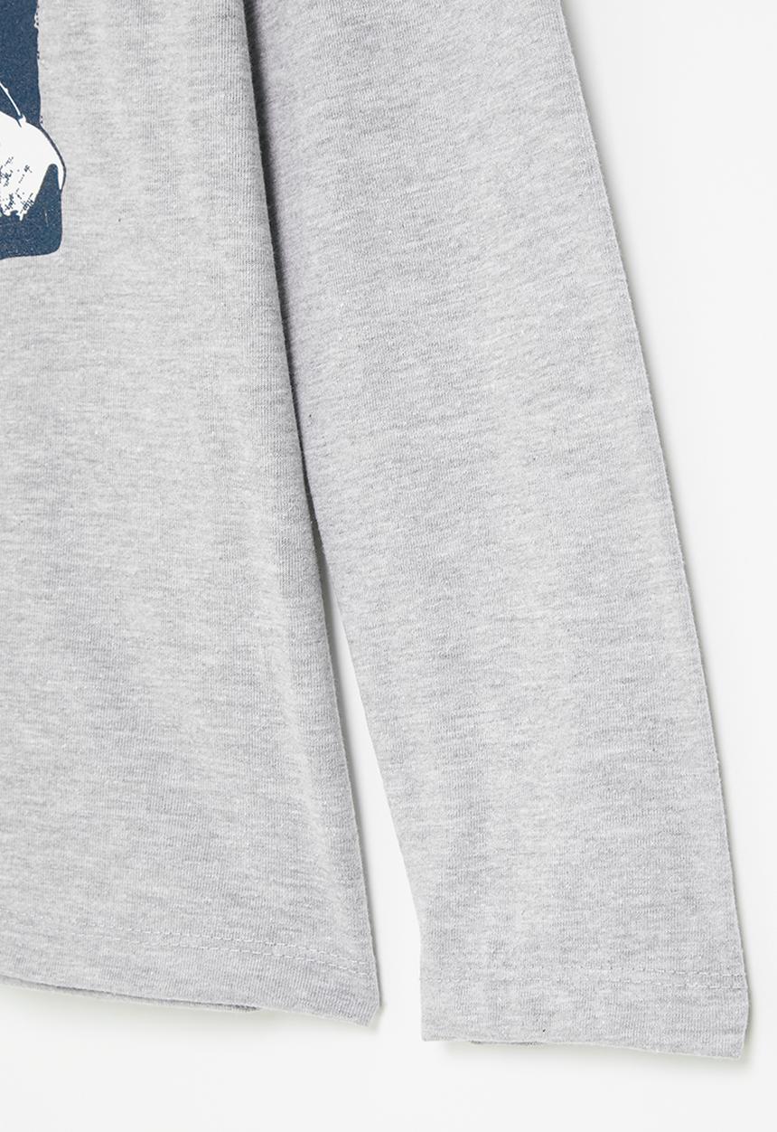 Superbalist - Boys graphic long sleeve  tee - grey 