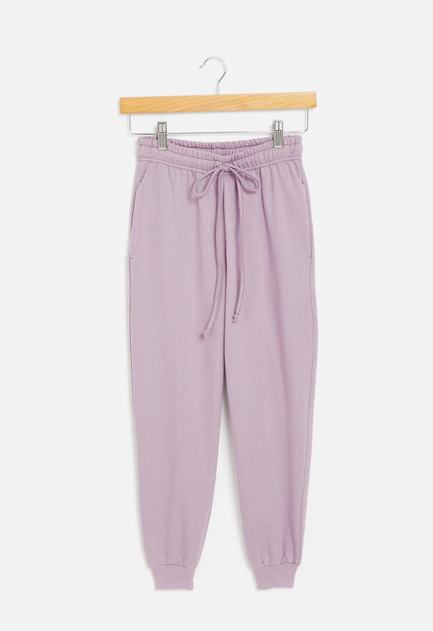 Superbalist - Girls basic jogger  - Elderberry