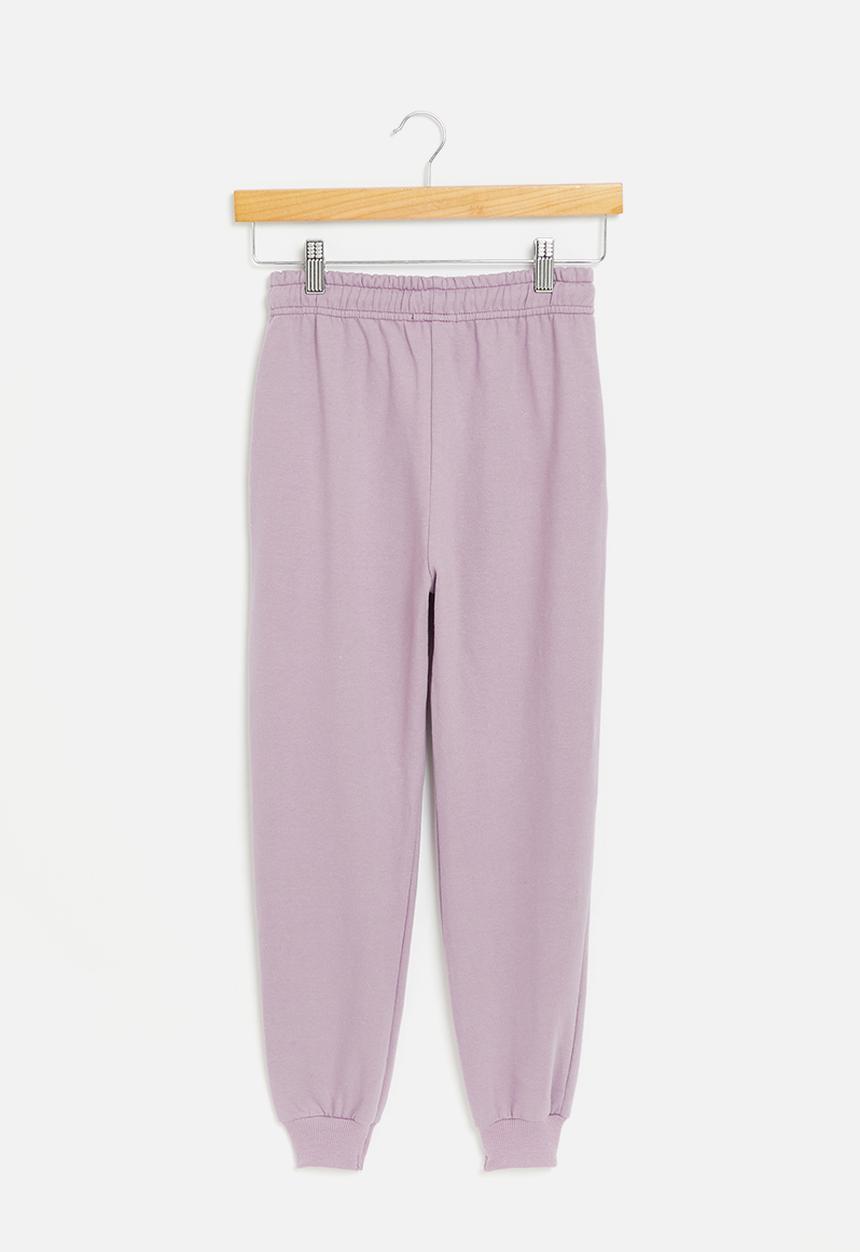 Superbalist - Girls basic jogger  - Elderberry
