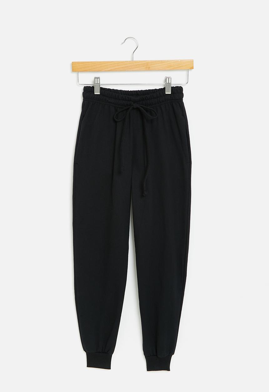 Superbalist - Girls basic jogger  - black