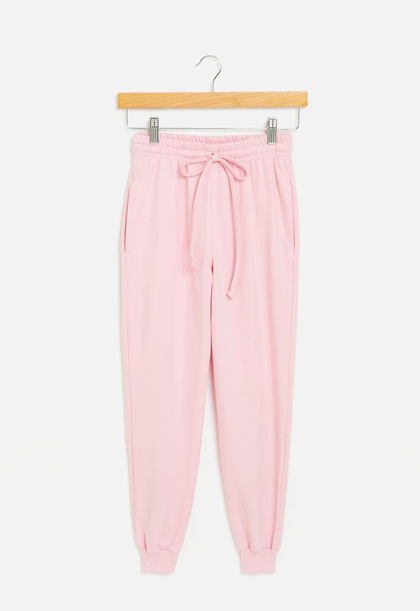 Superbalist - Older girls basic jogger  - pink