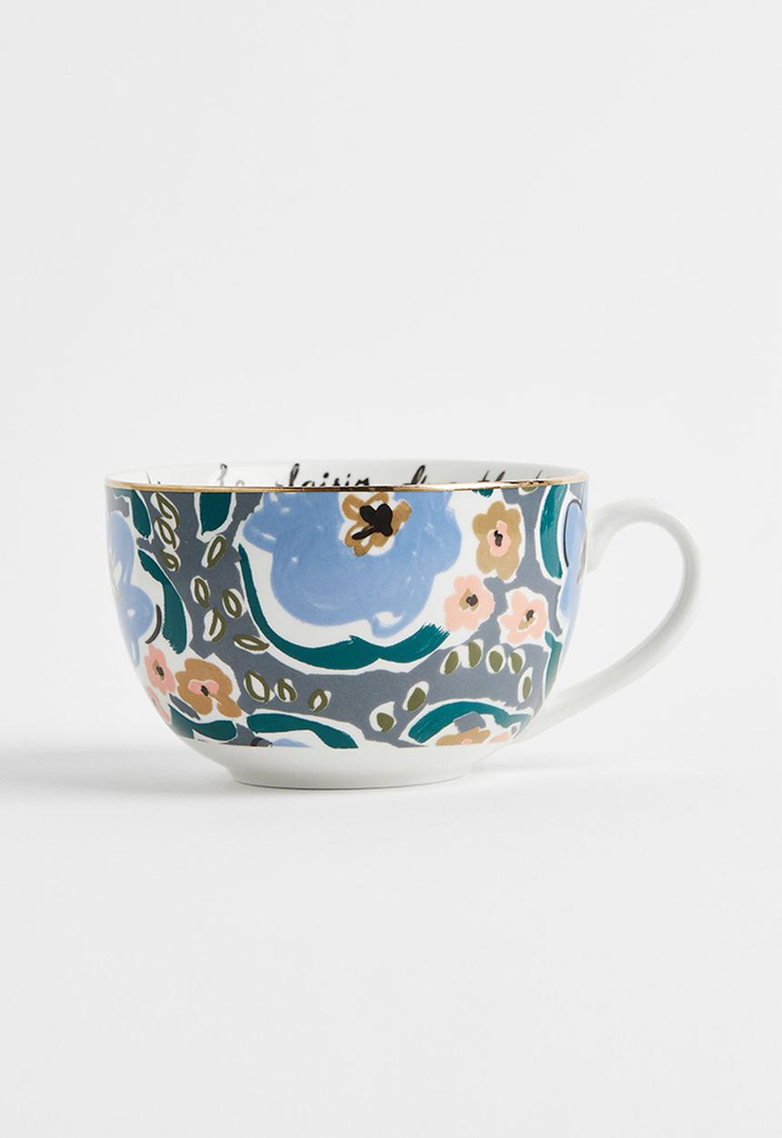 H&M - Porcelain cup - blue/multi