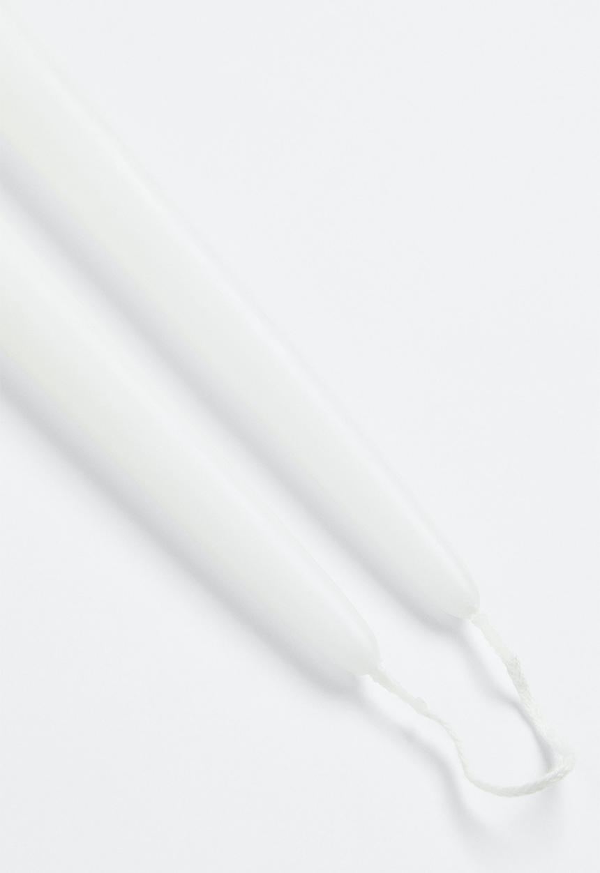H&M - 2-pack tapered candles - white