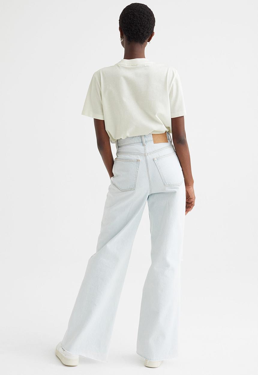 H&M - Cotton T-shirt - white/beverly hills