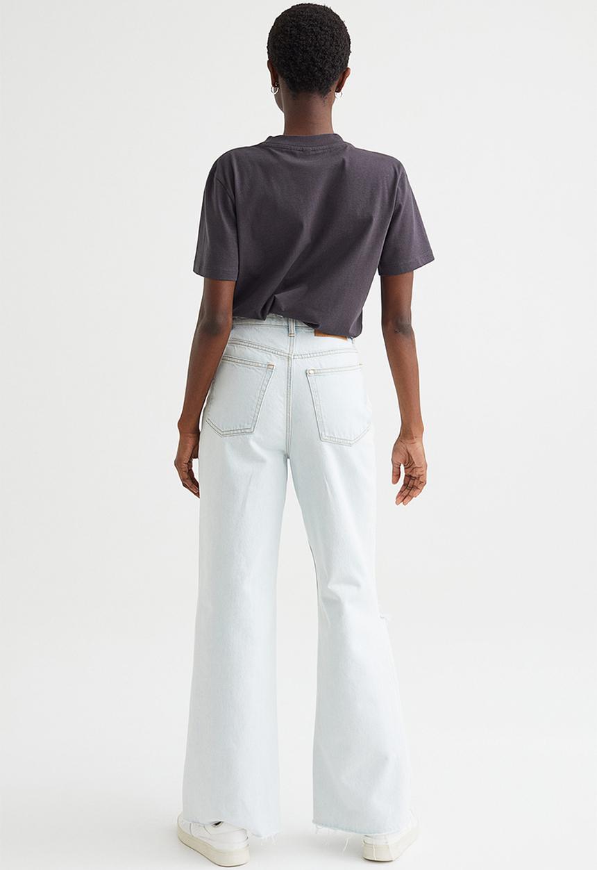 H&M - Cotton T-shirt - dark grey/brooklyn