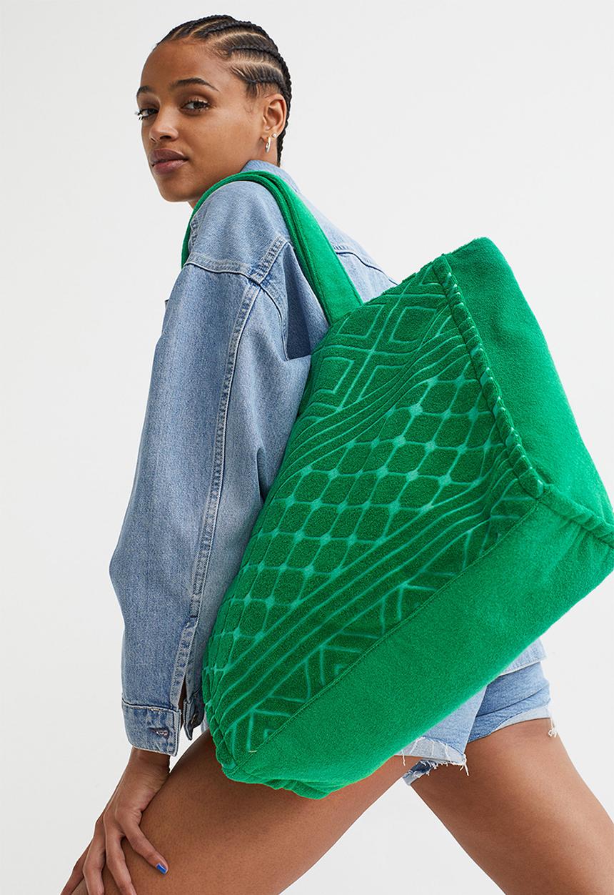 H&M - Terry shopper - green