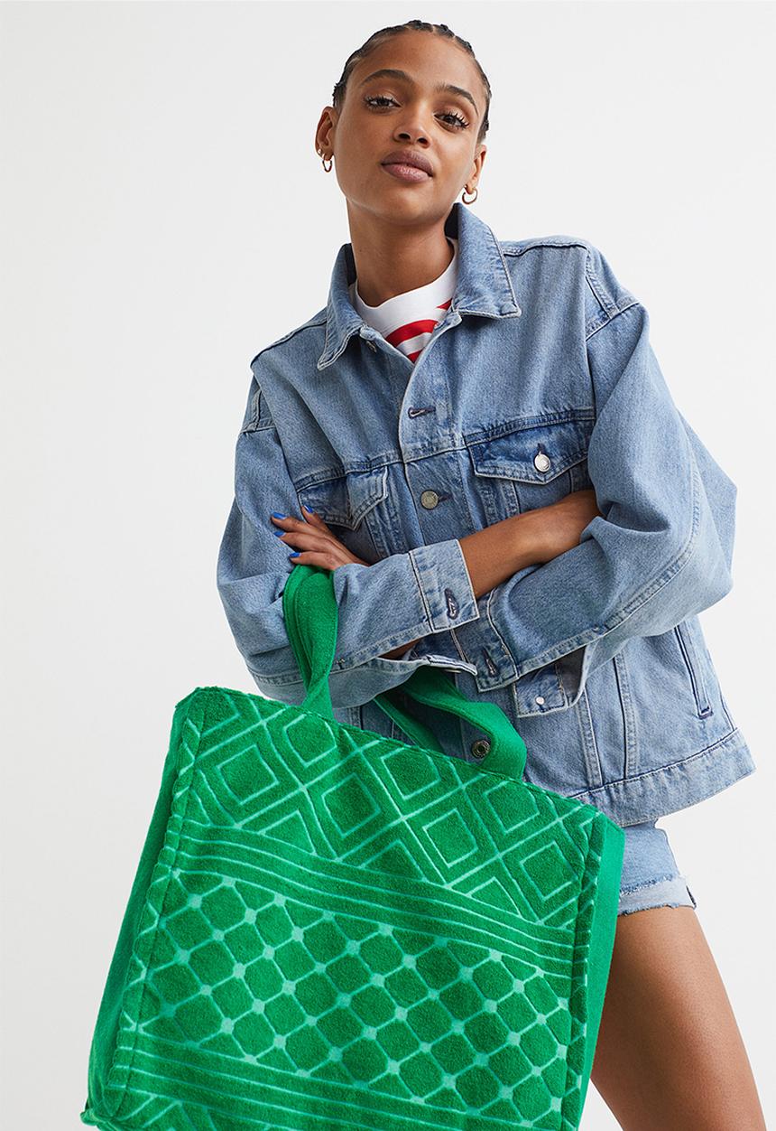 H&M - Terry shopper - green