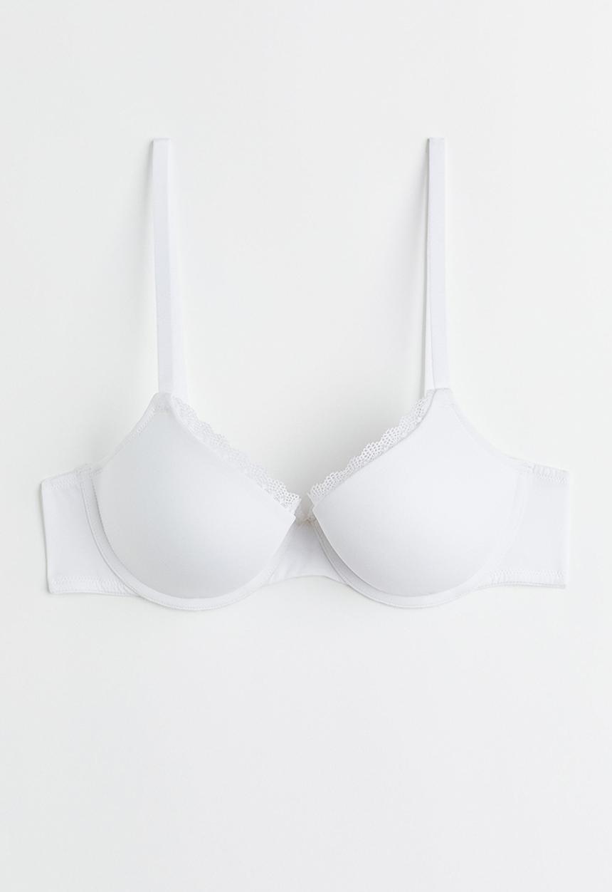 H&M - Jersey push-up bra - white