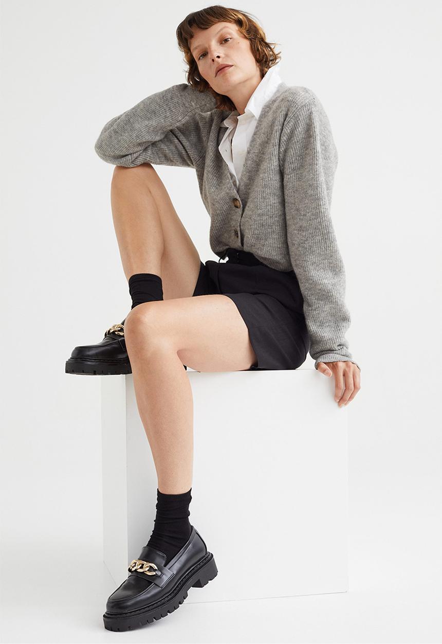 H&M - Chunky loafers - black