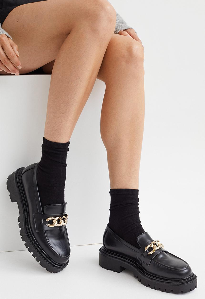 H&M - Chunky loafers - black