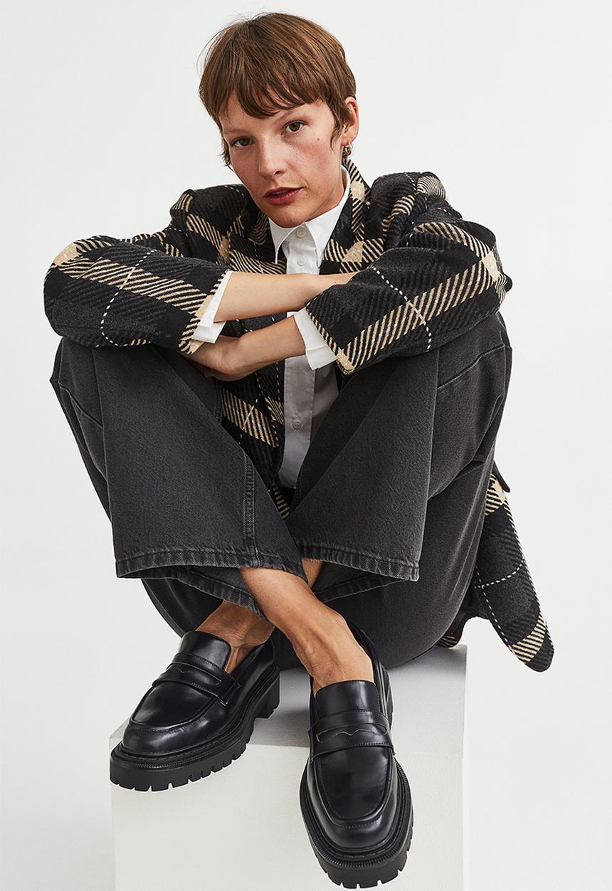 H&M - Chunky loafers - black 
