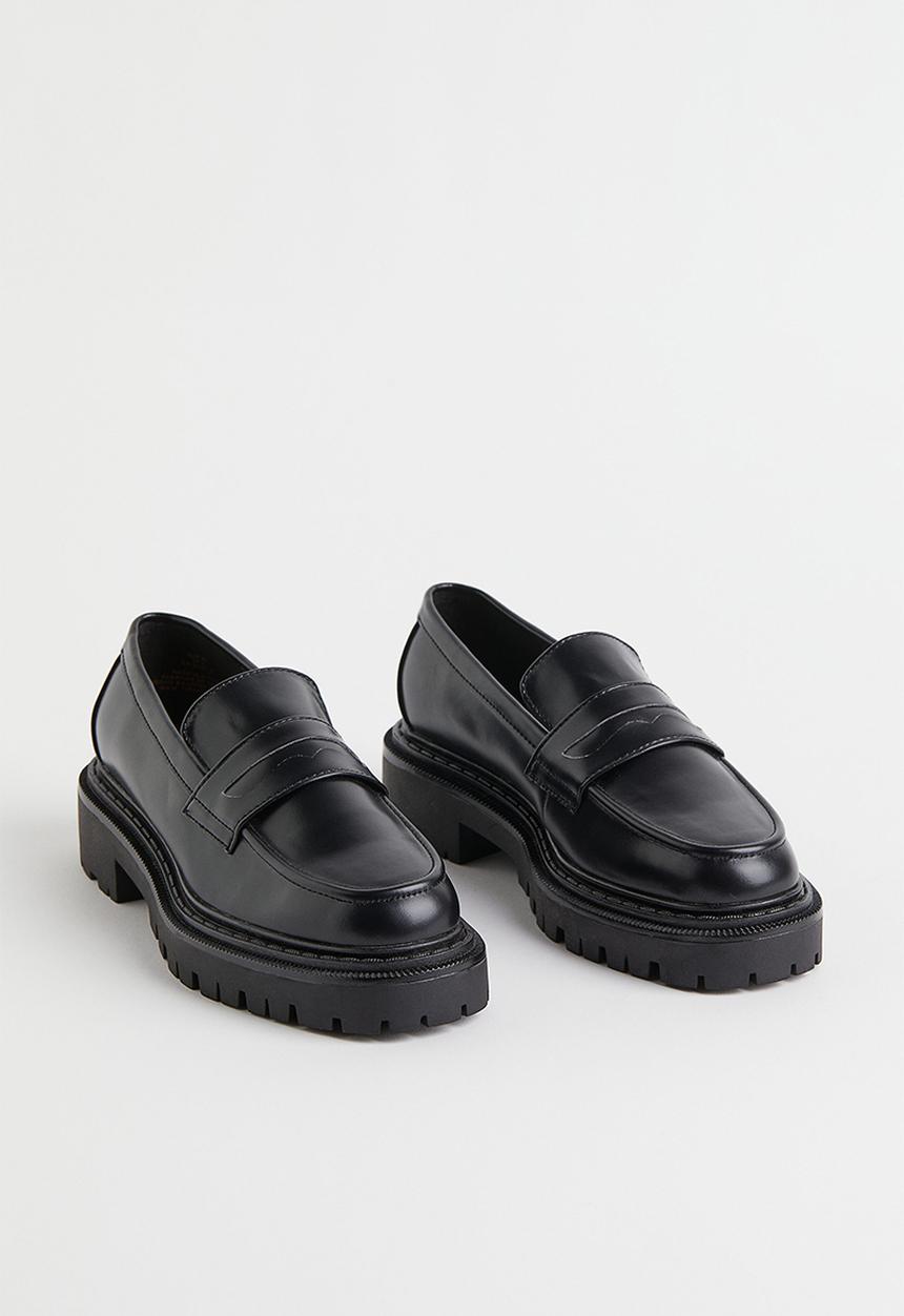 H&M - Chunky loafers - black 