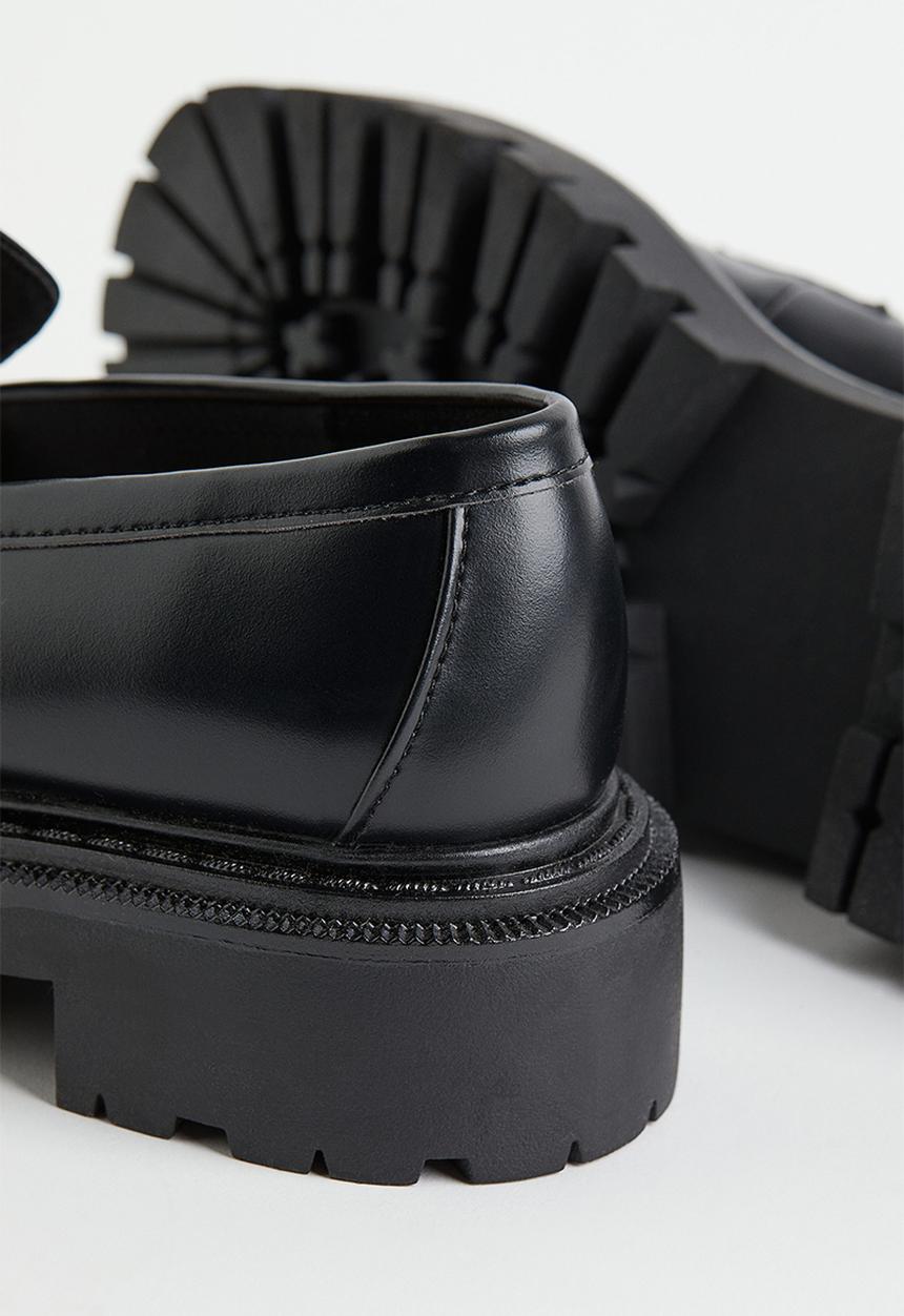 H&M - Chunky loafers - black 