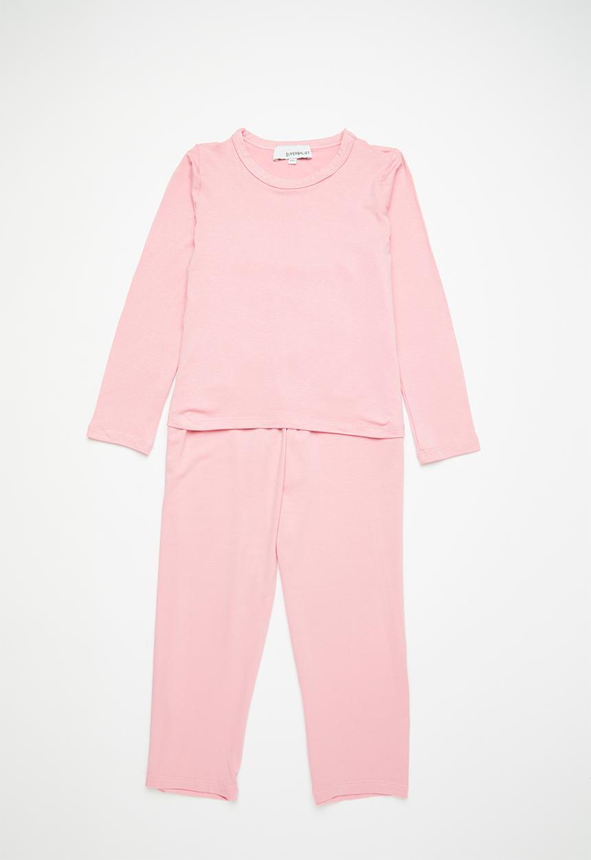 Superbalist - Luxurious pj set - pink
