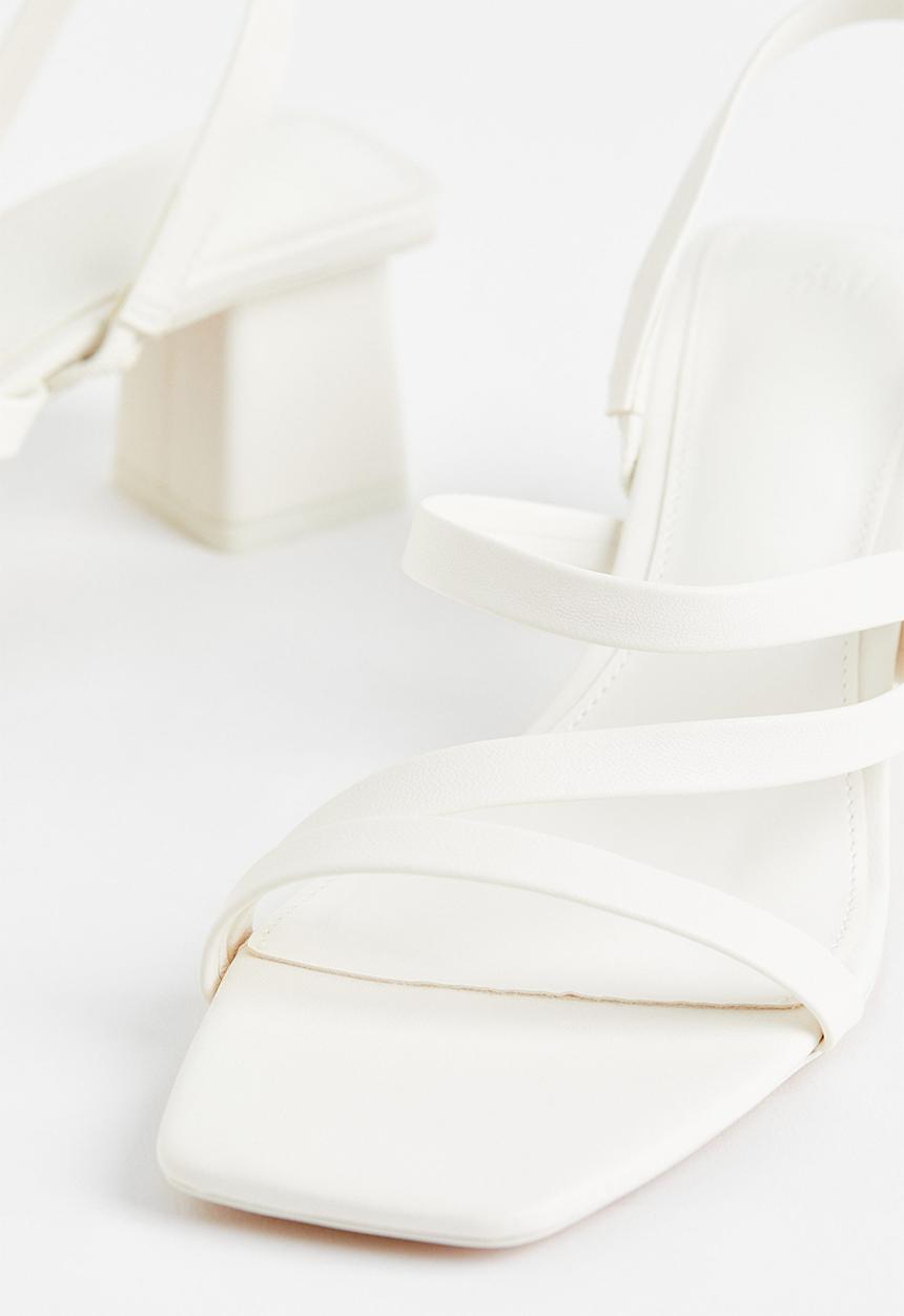 H&M - Sandals - white