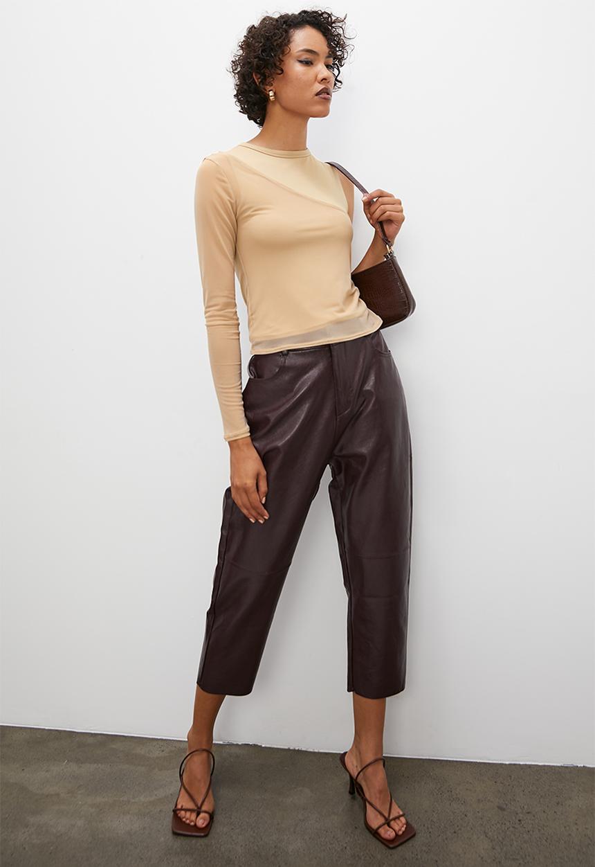 Superbalist - Asymmetrical tee meet and greet - stone