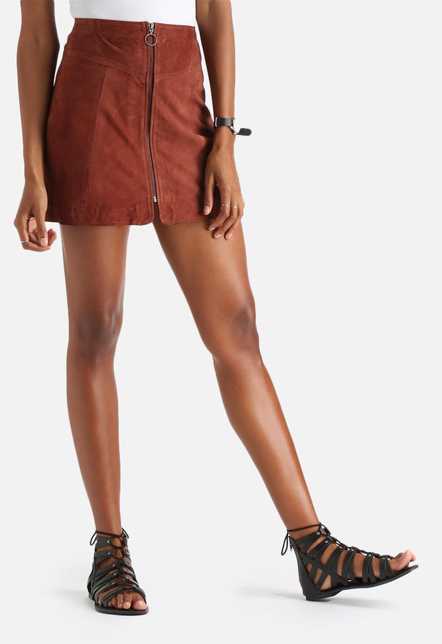 Y.A.S - Simma Suede Skirt