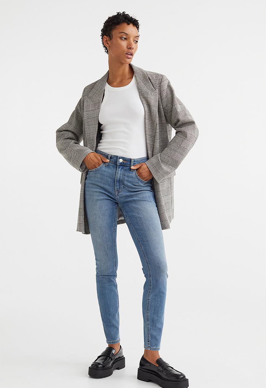 H&M - Skinny regular jeans - light denim blue
