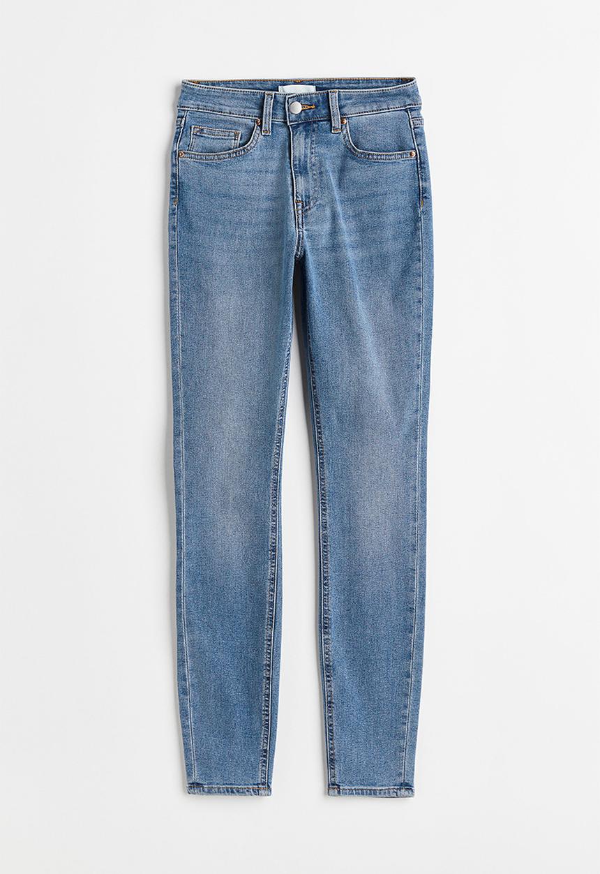 H&M - Skinny regular jeans - light denim blue