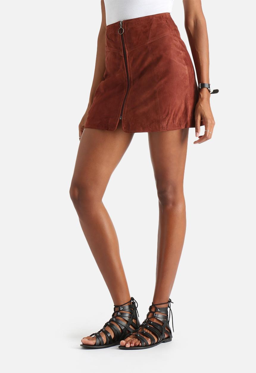 Y.A.S - Simma Suede Skirt