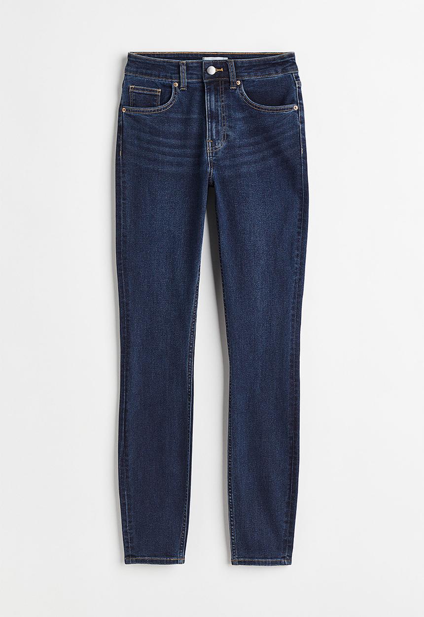 H&M - Skinny regular jeans - dark denim blue
