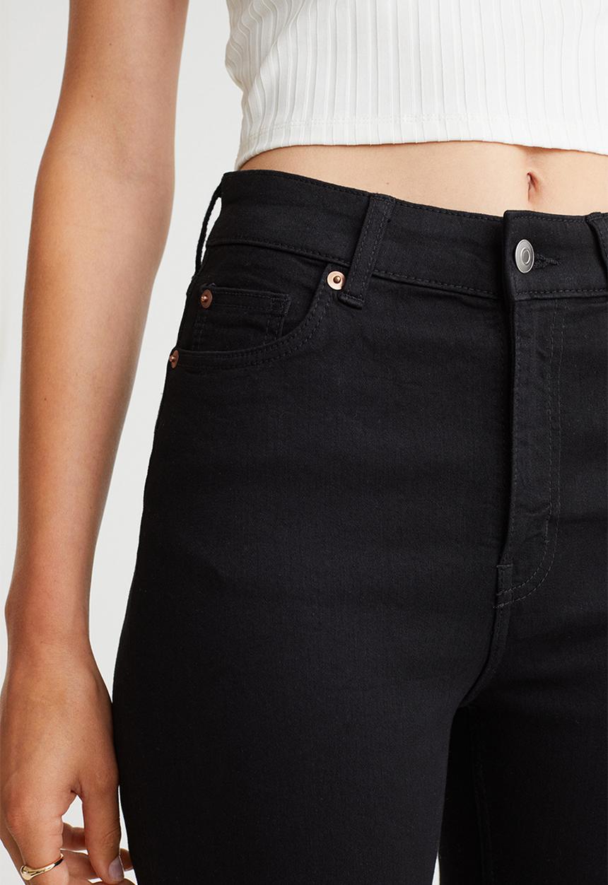 H&M - Skinny high jeans - black