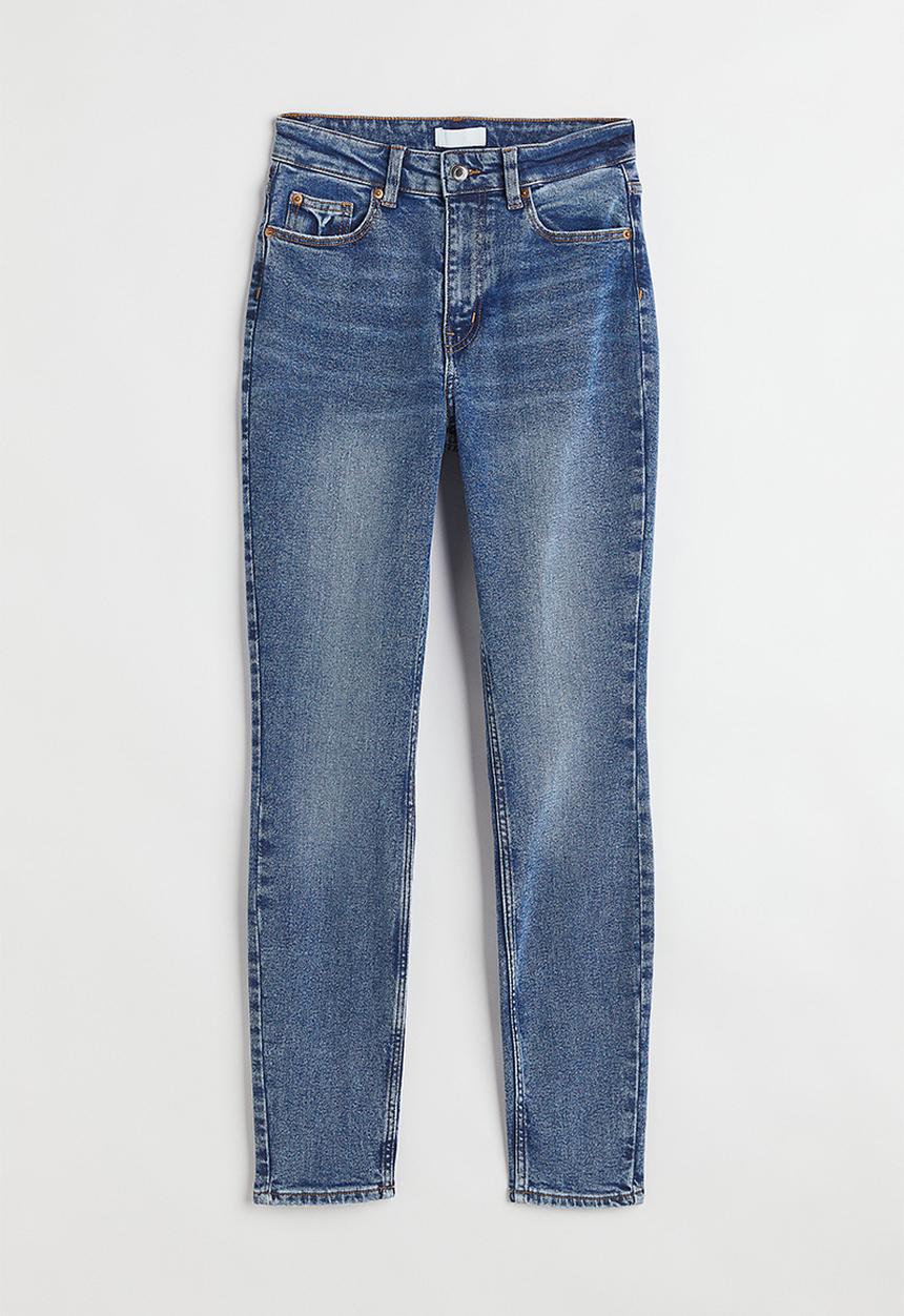 H&M - Skinny high jeans - denim blue