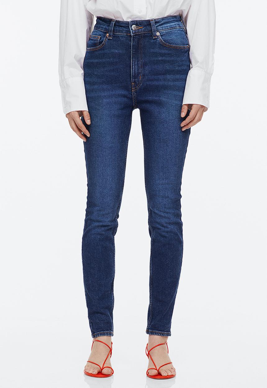 H&M - Skinny high jeans - denim blue 
