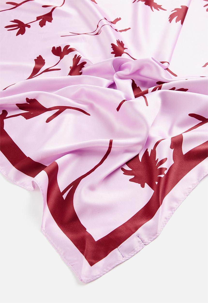 Cotton On - Versatile scarf- pink red floral