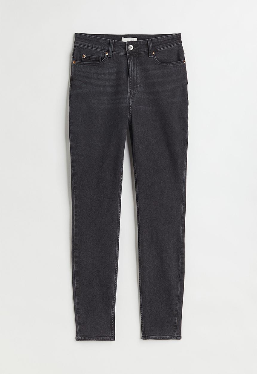 H&M - Skinny high jeans - dark grey