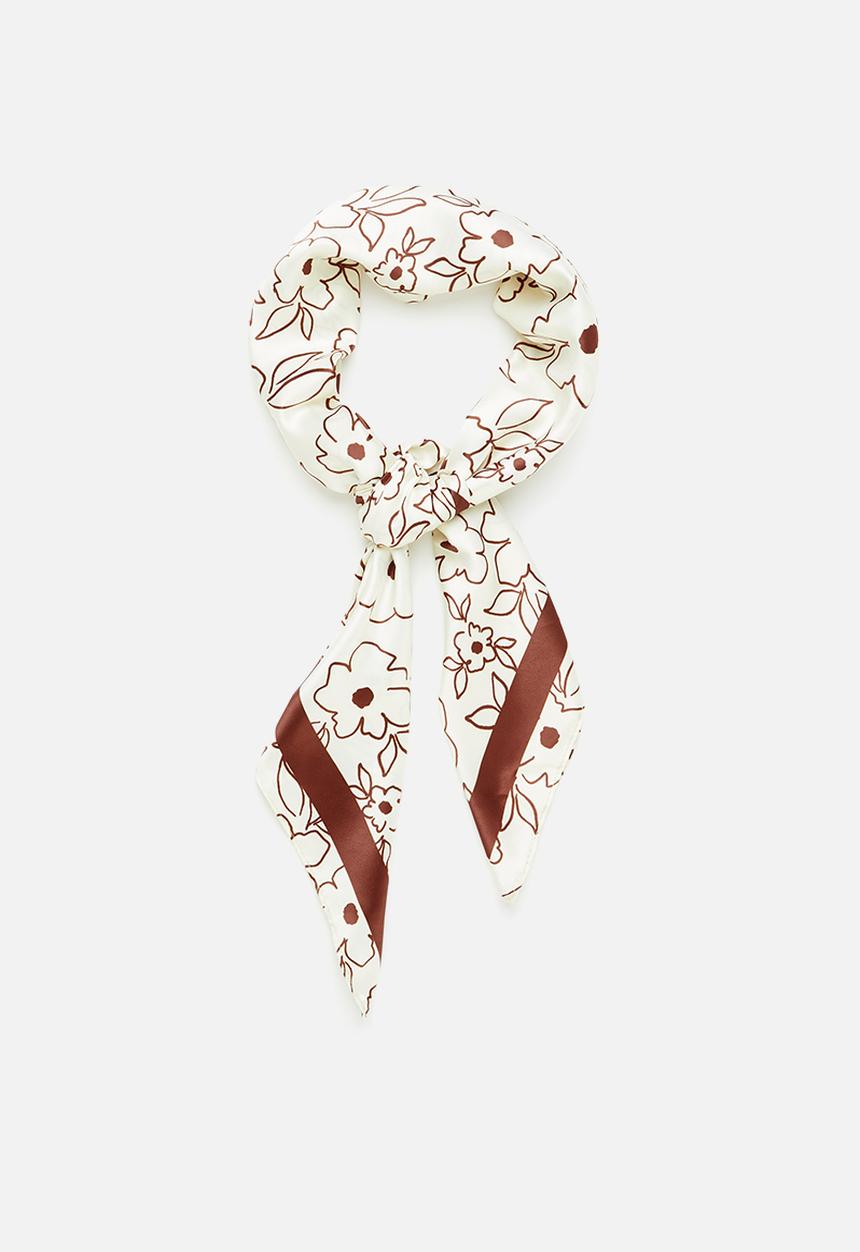 Cotton On - Versatile scarf - giselle floral brown