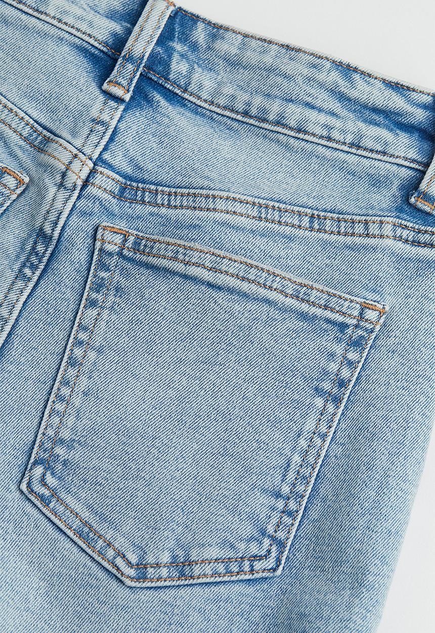 H&M - Skinny high jeans - pale denim blue