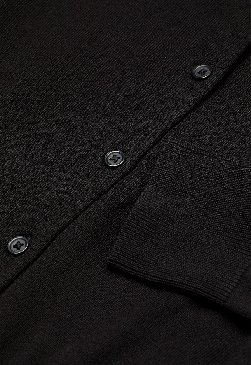 H&M - Fine-knit cardigan - black