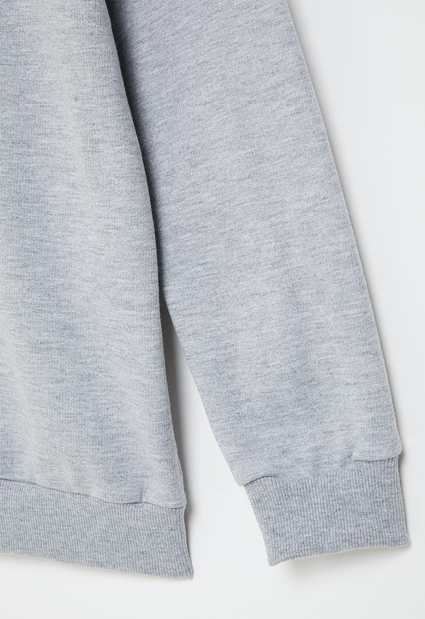 Superbalist - Boys oversized graphic hoodie - GREY MELANGE 1