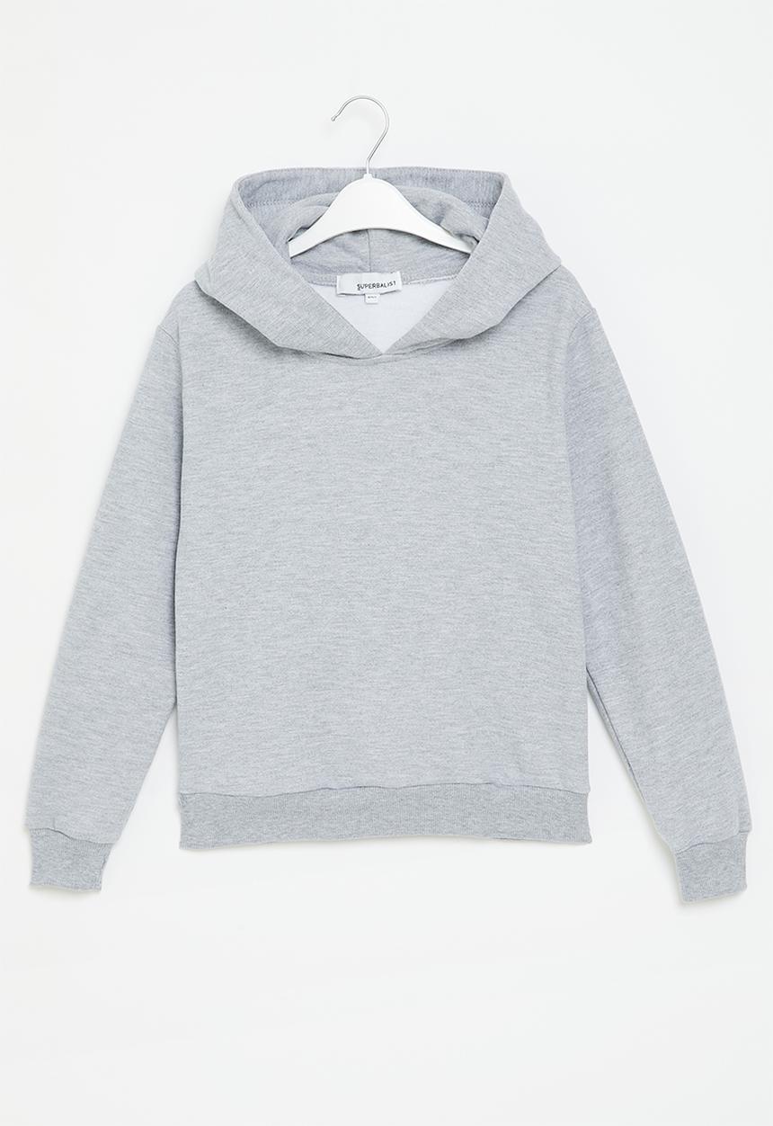 Superbalist - Girls basic hoodie - ice melange