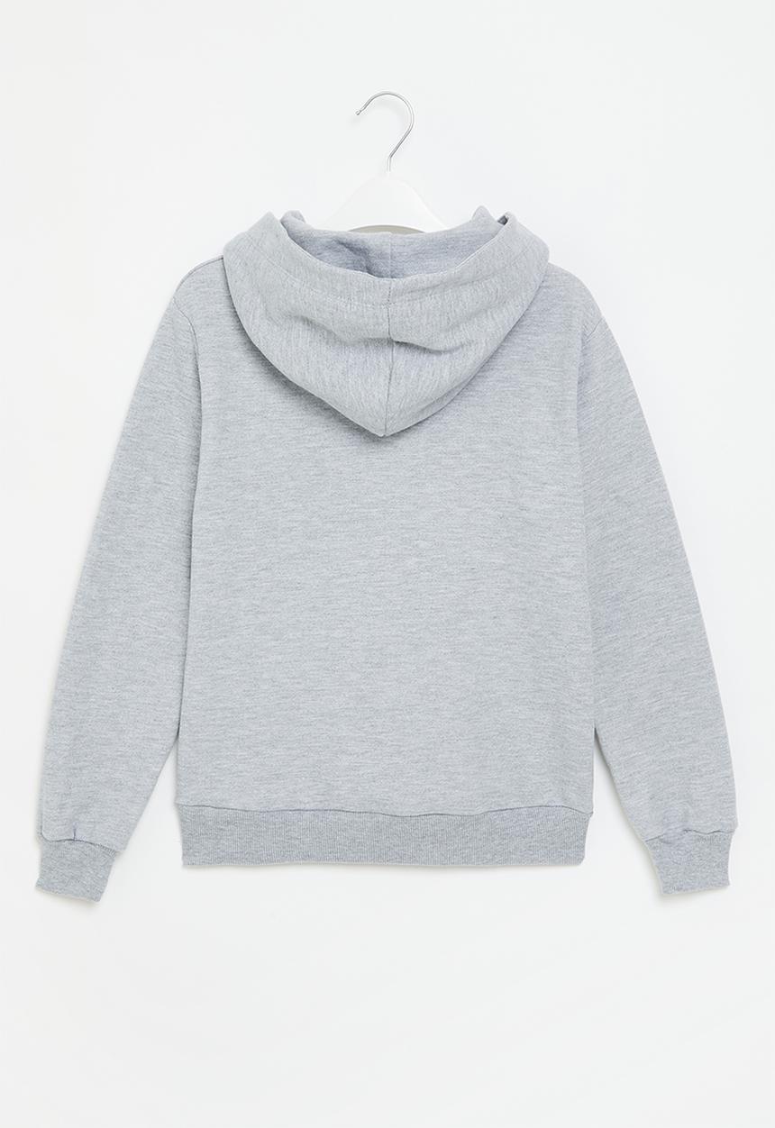 Superbalist - Girls basic hoodie - ice melange