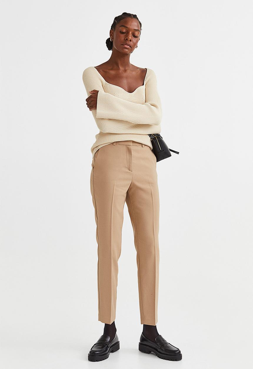 H&M - Cigarette trousers - beige