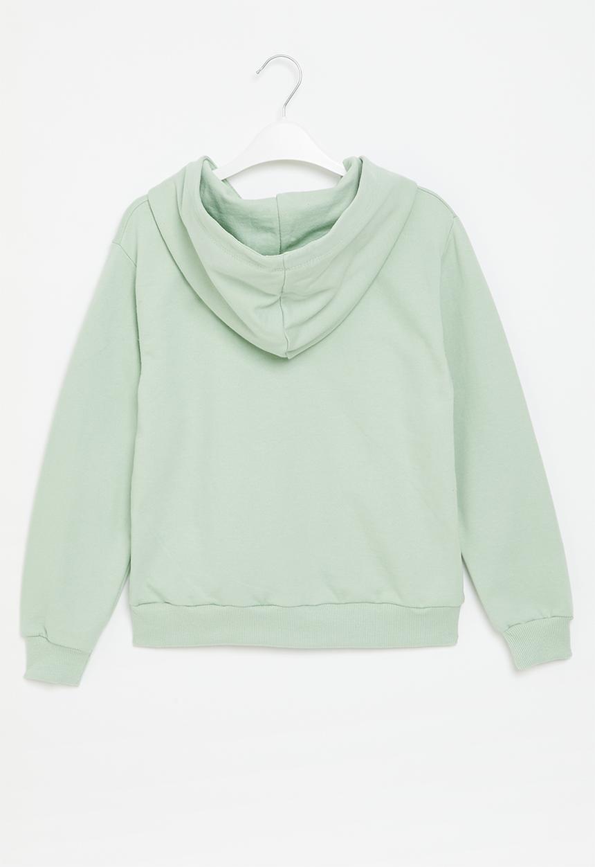Superbalist - Girls basic hoodie - sage