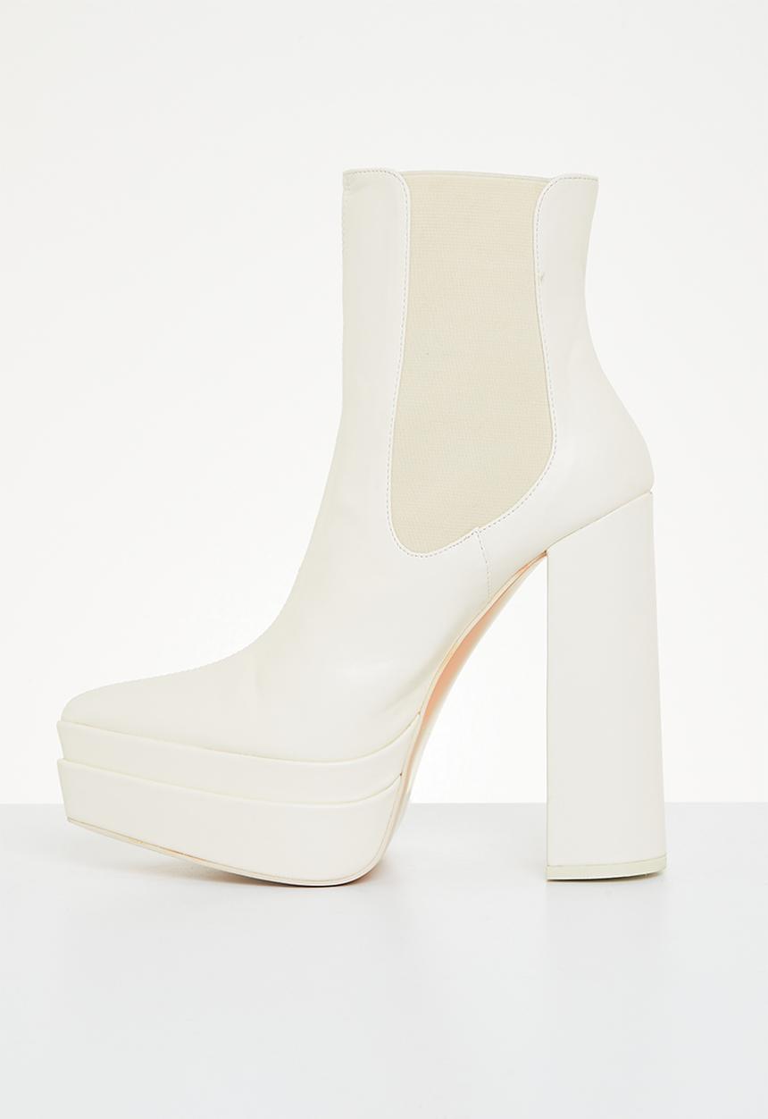 Public Desire - Cady ankle boot - ecru