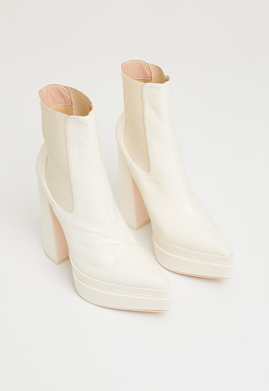 Public Desire - Cady ankle boot - ecru