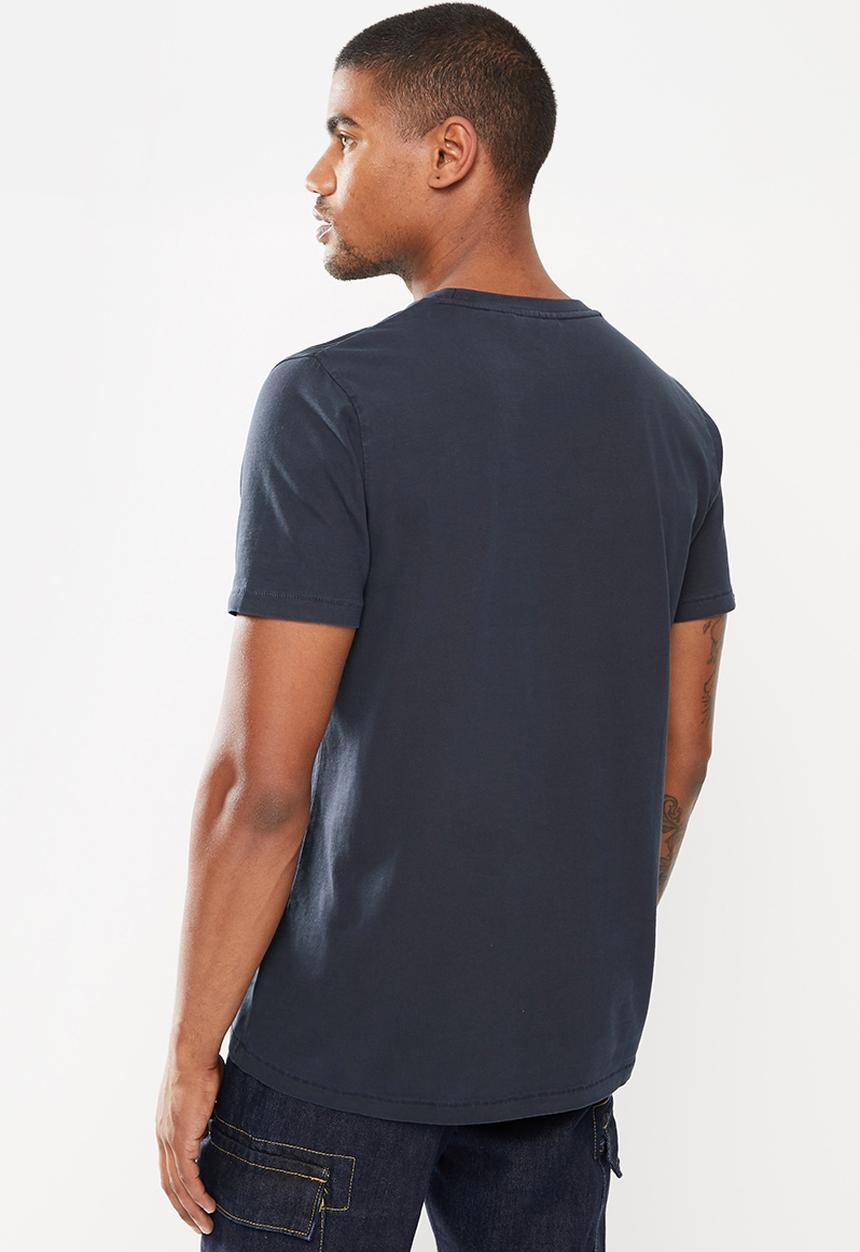 Superdry. - Workwear pocket tee - super dark navy