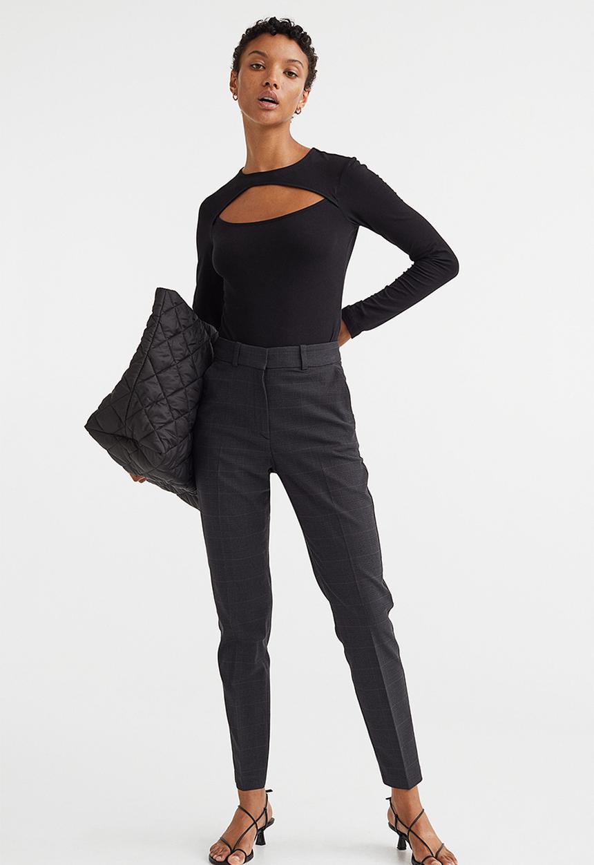 H&M - Cut-out thong body - black