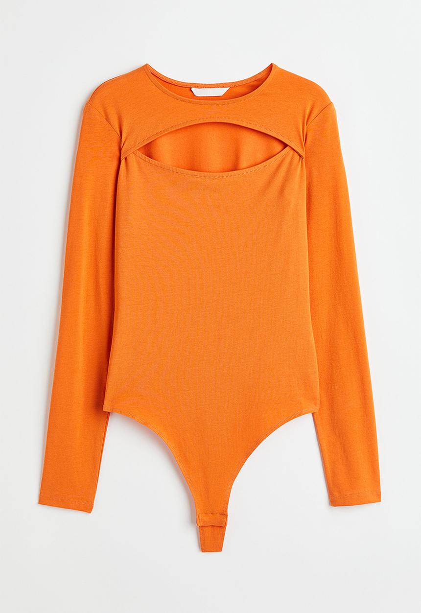 H&M - Cut-out thong body - orange
